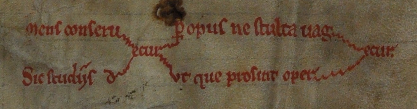 Distinction in Cambridge, Pembroke College 115, fol. 1r.